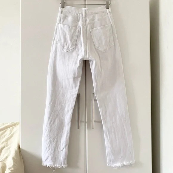 Agolde Riley High Rise Straight Crop Jeans (Stretch) - Picture 7 of 12